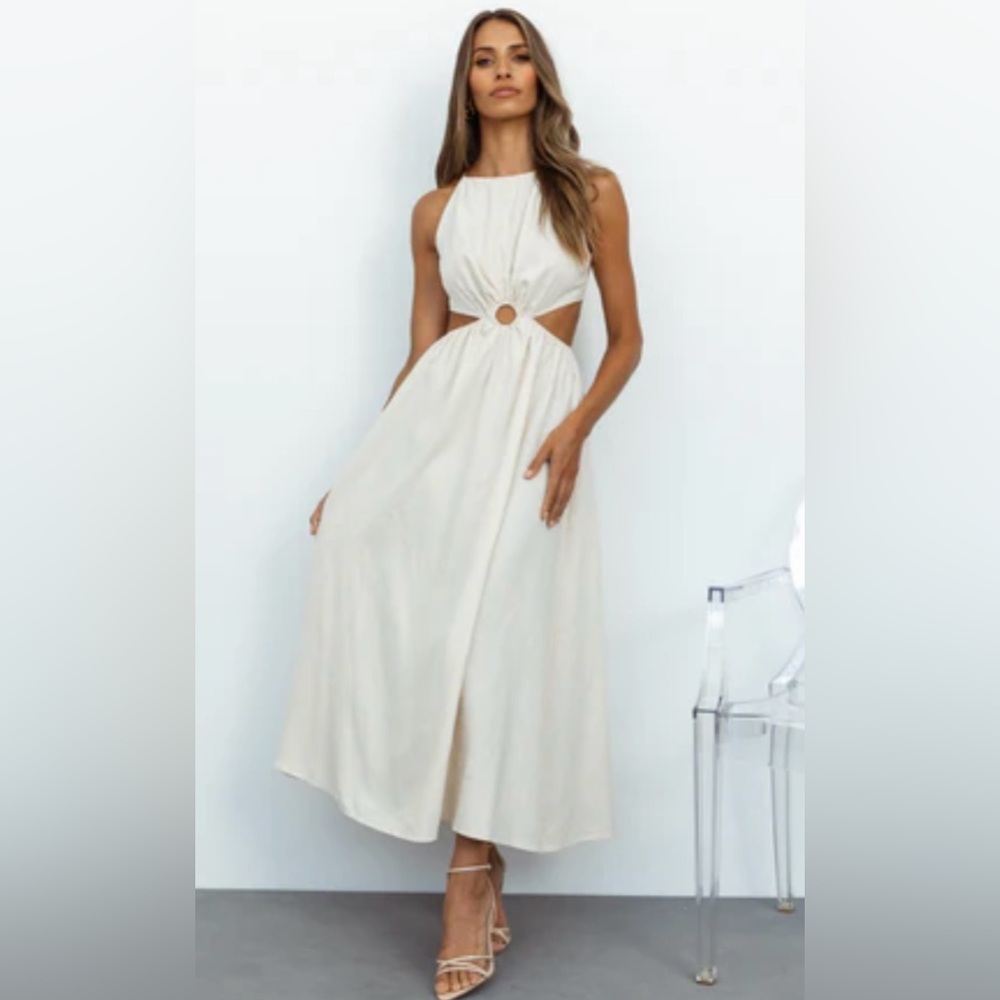 Cream Maxis Dress